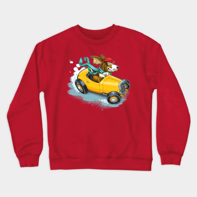 Go Dog! Crewneck Sweatshirt by Mattocks Design